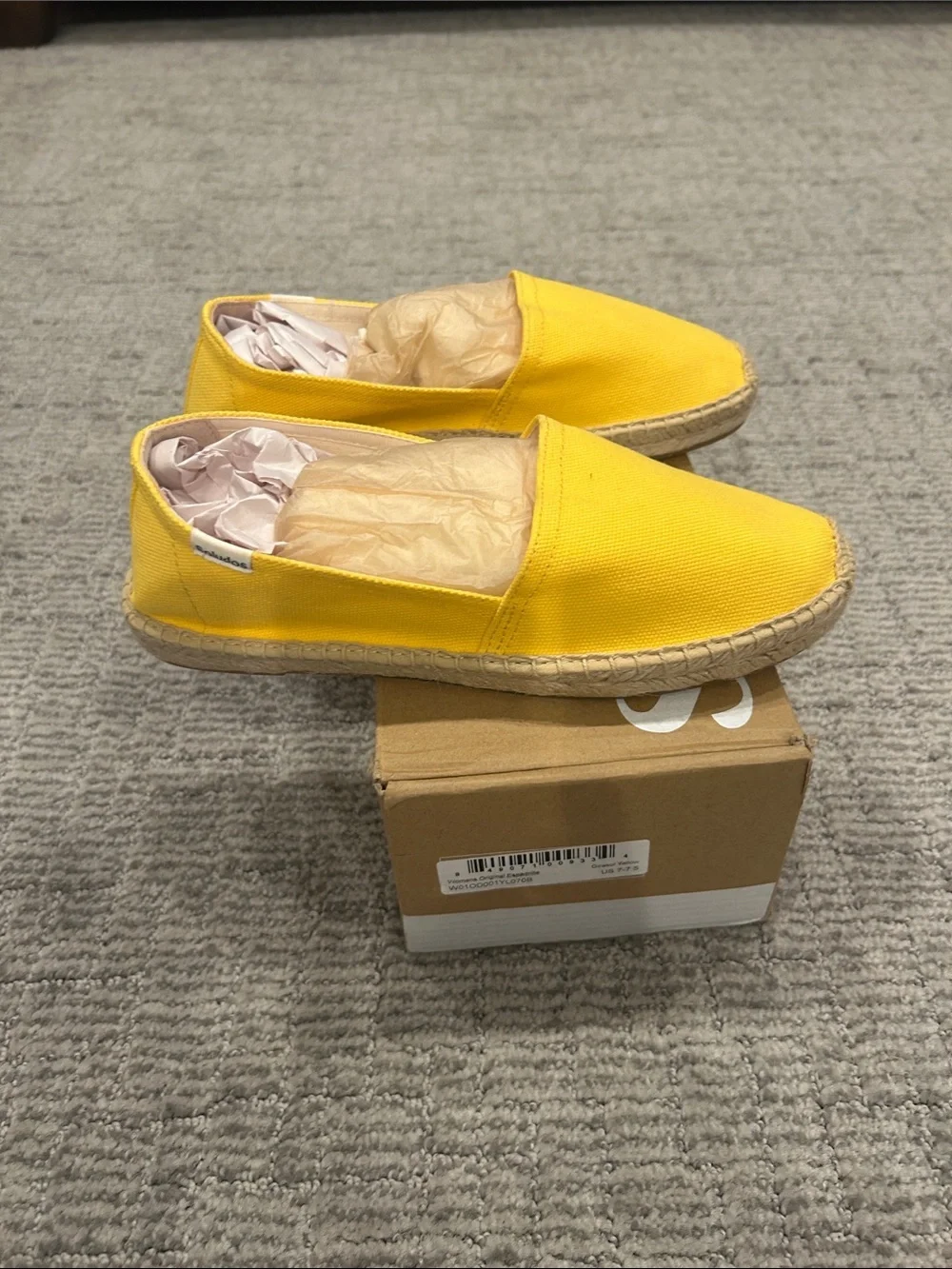 Soludos Women's Dali Original Espadrille | Sol Yellow 7-7.5